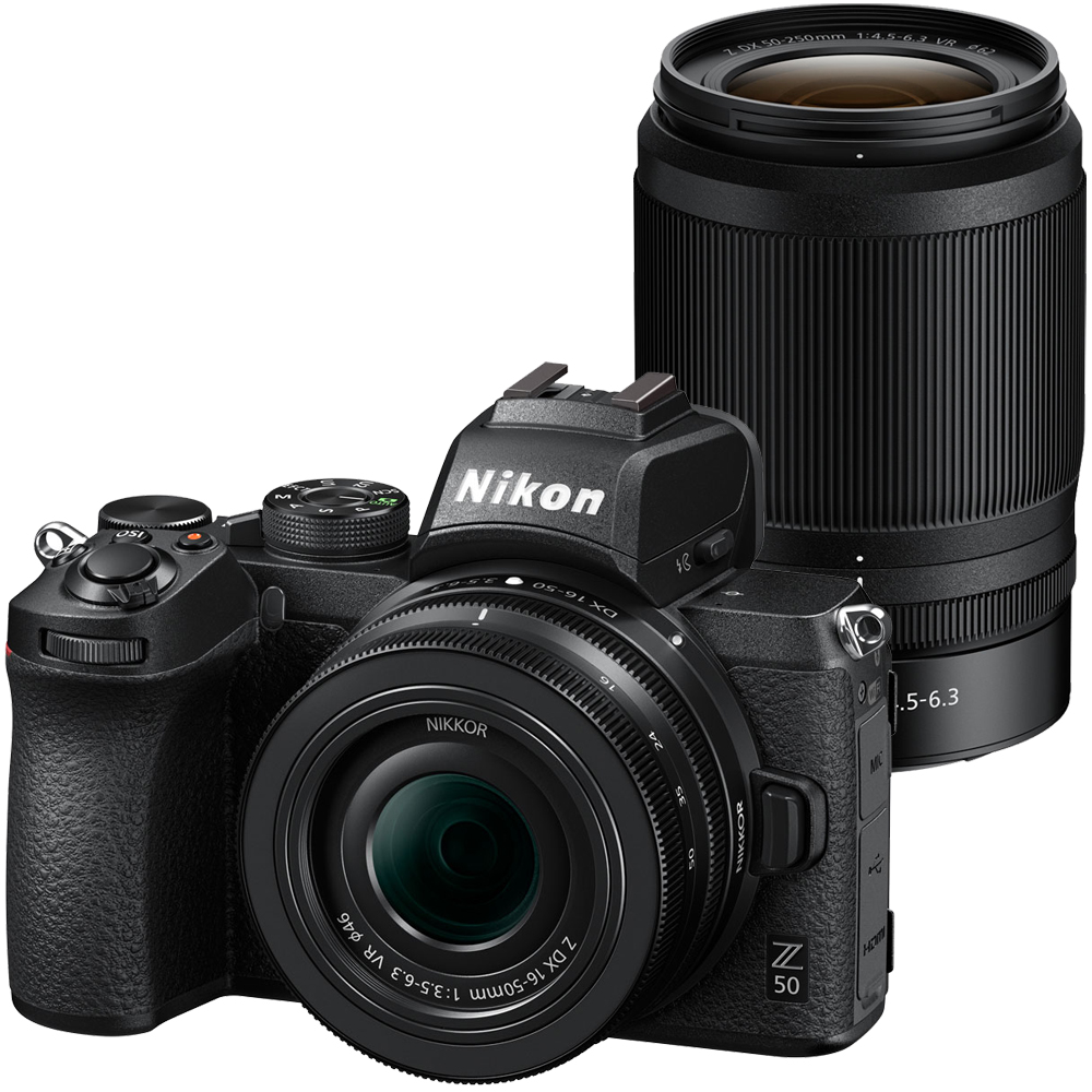 Nikon Z50 Twin Lens Kit 20.9MP DX Mirrorless Camera Pantiles
