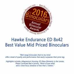 Hawke Endurance ED 8x42 Midsize Binocular - Black