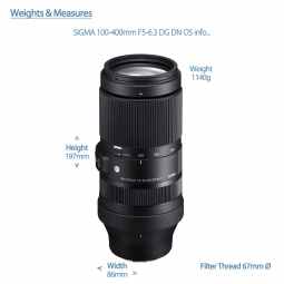 Sigma 100-400mm DG DN OS Contemporary | Sony FE fit