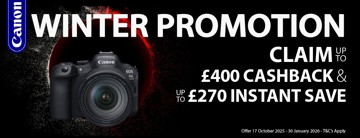 Canon EOS R Double Cashback Banner