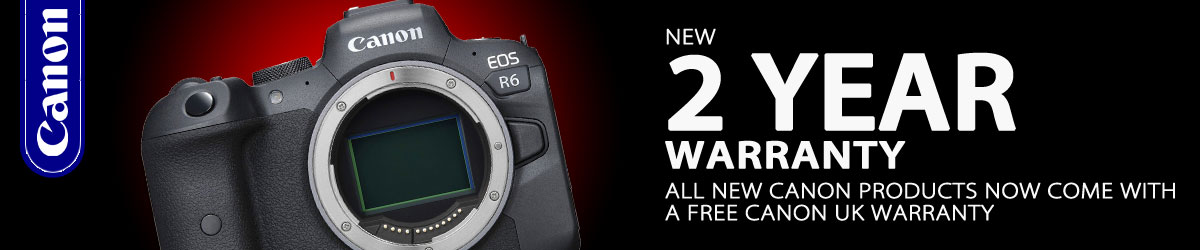 Canon 2 Year Warranty Banner