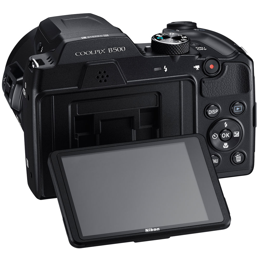 Nikon COOLPIX B500 40x Zoom Bridge Camera (Black) - Pantiles Cameras