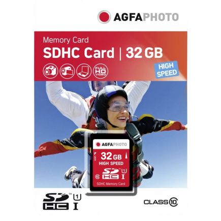 AGFA 32GB SDHC UHS-1 Class 10 - Memory Card
