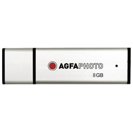 Agfa 8gb USB 2.0 Flash Drive - Silver