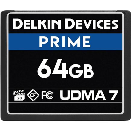 Delkin PRIME 64GB CF 1050X UDMA 7 Memory Card (Made in USA)