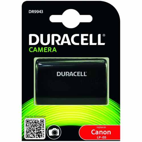 Duracell Canon LP-E6 Battery - 5D/6D/7D/80D/70D/60D/R/R5/R6/R7