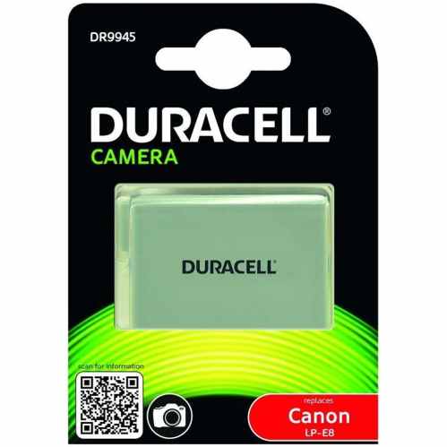 Duracell Canon LP-E8 Battery - Fits EOS 550D/600D/650D/750D