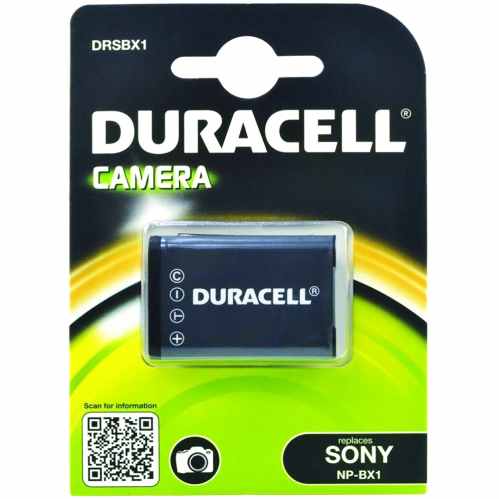 Duracell Sony NP-BX1 Battery - Fits many Cybershot & Actioncam Cameras