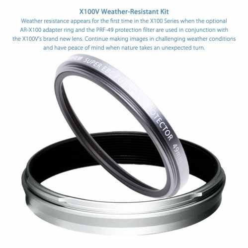 Fujifilm X100 Weather Resistance kit | Silver