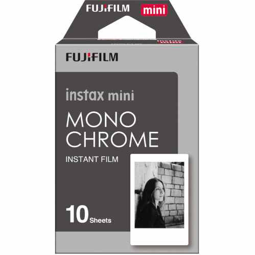 Fujifilm instax mini Monochrome Film -  B&W (10 Shots)