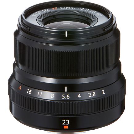 Fujifilm Fujinon XF 23mm f2 R WR Prime Lens (Black)