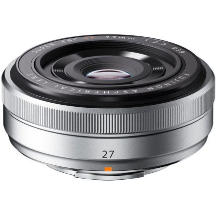 Fujifilm Fujinon XF 27mm f2.8 Pancake Lens (Silver)