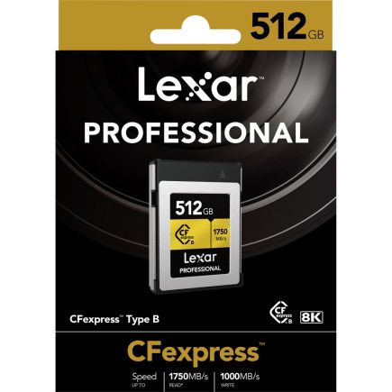 Lexar® Professional CFexpress Type B Card GOLD 512GB