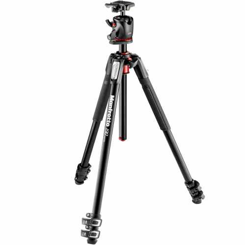 Manfrotto 190 Aluminium 3-Section Tripod and XPRO Ball Head - MK190XPRO3-BHQ2