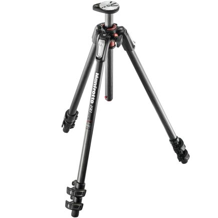 Manfrotto 190 Carbon Fibre 3-Section camera tripod - MT190CXPRO3