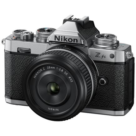 Nikon Z fc + DX 28mm SE | 20.9MP DX  Mirrorless Camera | Silver