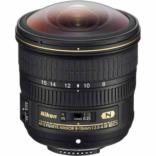 Nikon AF-S FISHEYE 8-15mm f/3.5-4.5E ED Lens