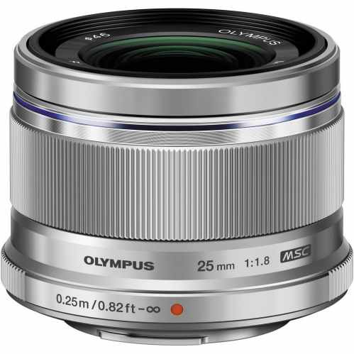 Olympus 25mm f/1.8 M.ZUIKO Digital (silver) - Prime Lens
