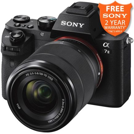 Sony Alpha 7 II Full Frame Mirrorless Camera with 28-70mm