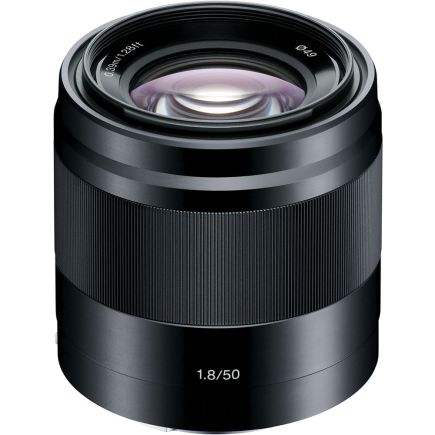 Sony E 50mm F1.8 OSS E-Mount Prime Lens (Black)