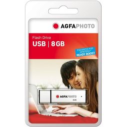 Agfa 8gb USB 2.0 Flash Drive - Silver