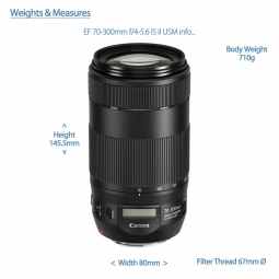 Canon EF 70-300mm f/4-5.6 IS II USM | Telephoto Lens