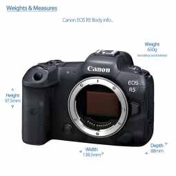 Canon EOS R5 Full Frame Mirrorless Camera - Body