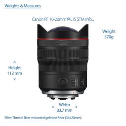 Canon RF 10-20mm F4L IS STM | Professional Wide Lens