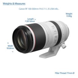 Canon RF 100-500mm F4.5-7.1 L IS USM | Telephoto Zoom Lens