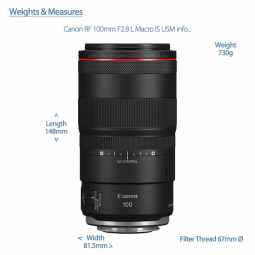 Canon RF 100mm F2.8L MACRO IS USM | Macro Lens