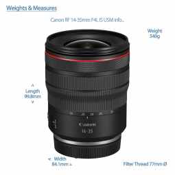 Canon RF 14-35mm F4L IS USM | Ultra-wide Zoom Lens