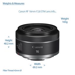 Canon RF 16mm f/2.8 STM | Wide Prime Lens