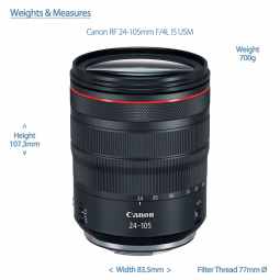 Canon RF 24-105mm f/4 L IS - Zoom Lens
