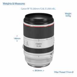 Canon RF 70-200mm f/2.8L IS USM | Ultra Fast Telephoto Zoom