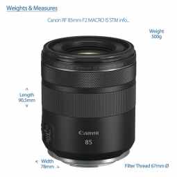 Canon RF 85mm F2 MACRO IS STM | Macro Lens