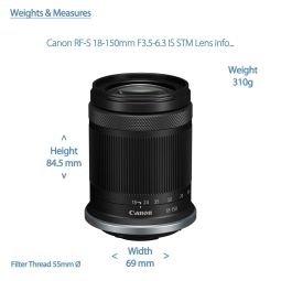Canon RF-S 18-150mm 3.5-6.3 IS STM Lens