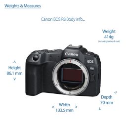 Canon EOS R8+RF 24-50mm IS STM | Full Frame Mirrorless