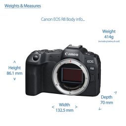 Canon EOS R8 Body | Full Frame Mirrorless