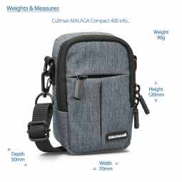 Cullmann MALAGA 400 Compact Camera Case | Grey