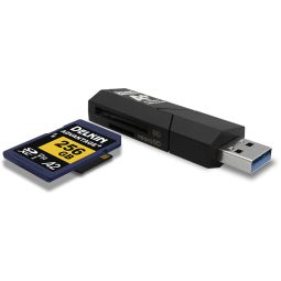 Delkin Devices USB 3.1 Card Reader | SD & microSD A2
