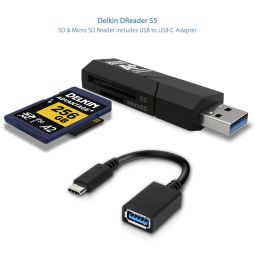 Delkin Devices USB 3.1 Card Reader | SD & microSD A2