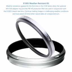 Fujifilm X100V Weather Resistance kit | Silver