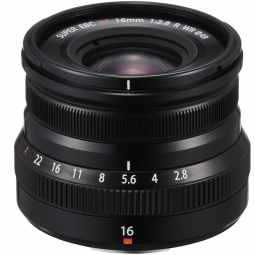 Fujifilm Fujinon XF 16mm f2.8 R WR Prime Lens (Black)