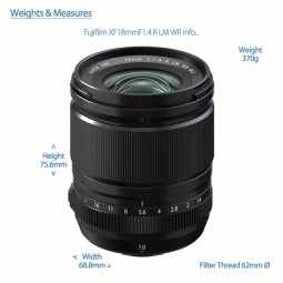 Fujifilm XF18mmF1.4 R LM WR | Prime Lens