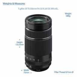 Fujifilm XF70-300mm 4-5.6 R LM WR | Telephoto Zoom Lens