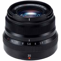 Fujifilm Fujinon XF 35mm f2 R WR Prime Lens (Black)