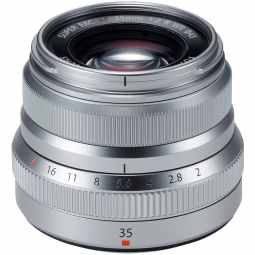 Fujifilm Fujinon XF 35mm f2 R WR Prime Lens (Silver)