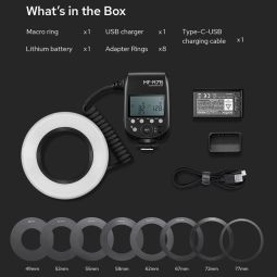 Godox MF-R76 Macro ring flash Kit | Universal Fit
