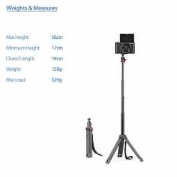 JOBY TelePod 325 | Selfie Stick and Mini Tripod