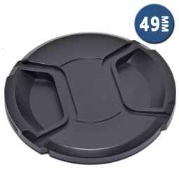 Lens Cap with Centre Grip and retaining cord | 49mm